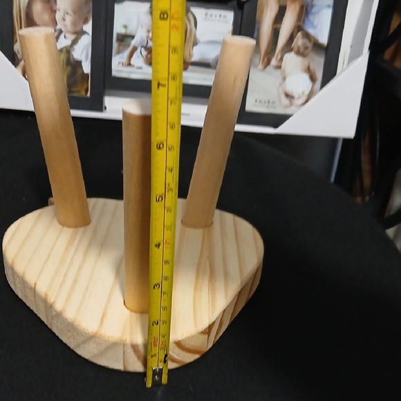 Wooden Strawberry Shaped Accent Stool - Picture 4 of 7